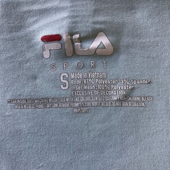 Fila Small Vented Racerback Sport Tank - Picture 3 of 4